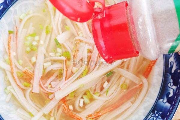 蛋白蟹柳的做法图解8