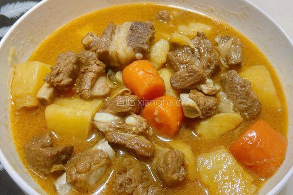 胡萝卜土豆炖排骨的做法图解7