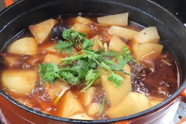 萝卜炖羊肉的做法图解18