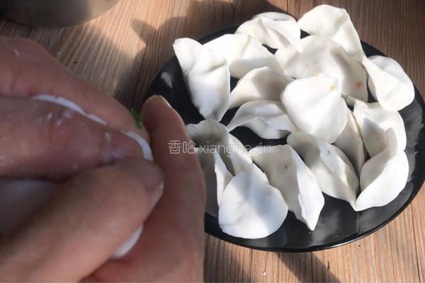 韭菜鸡蛋水晶饺的做法图解16
