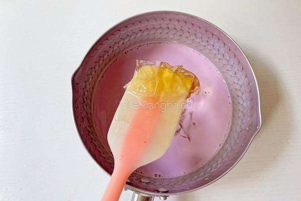双色蓝莓布丁的做法图解9