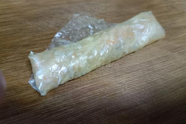 虾仁腐皮卷的做法图解14