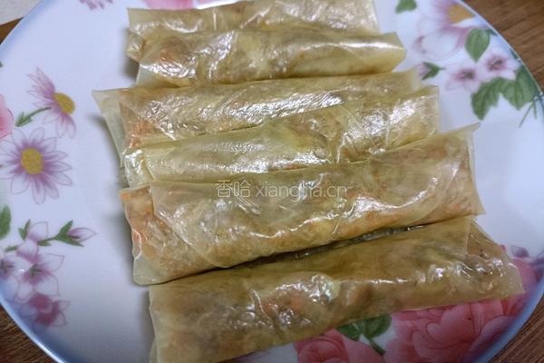 虾仁腐皮卷的做法图解15