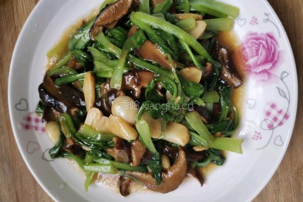 香菇青菜的做法图解7