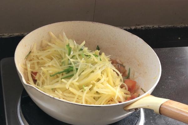 番茄炒土豆丝的做法图解17