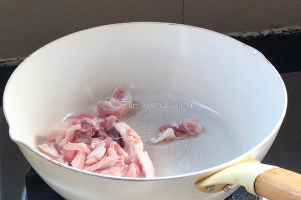 茄子炒五花肉的做法图解6