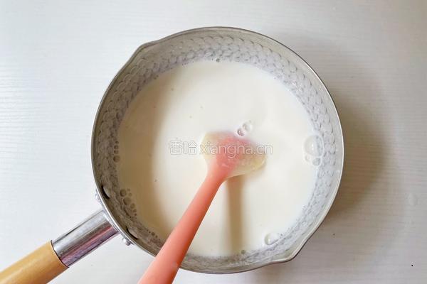 蜜桃双层布丁的做法图解12