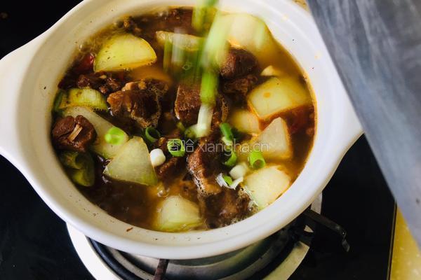 砂锅红烧牛腩炖冬瓜的做法图解10