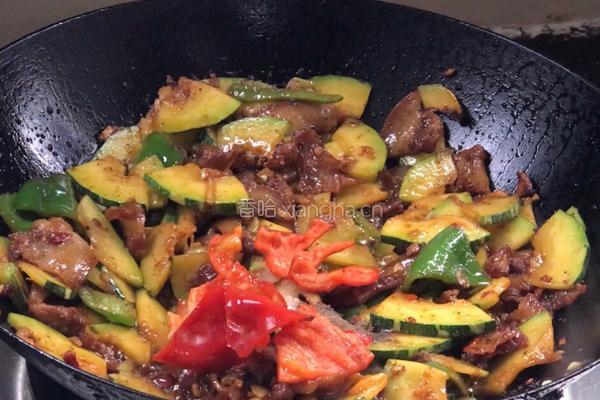 五花肉炒南瓜的做法图解13