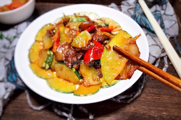 五花肉炒南瓜的做法图解16