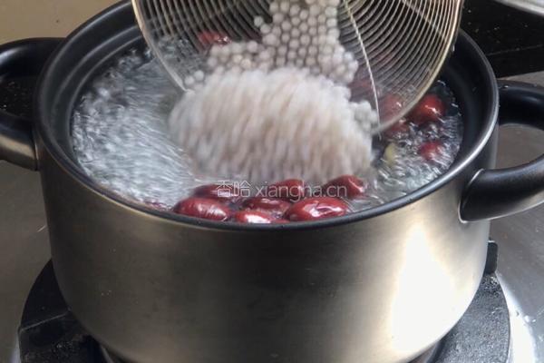 南瓜银耳西米露的做法图解6