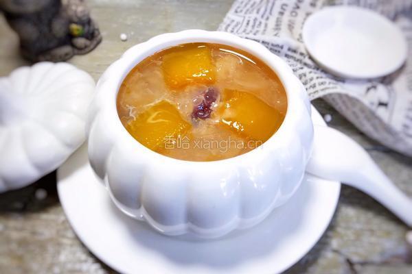 南瓜银耳西米露的做法图解15