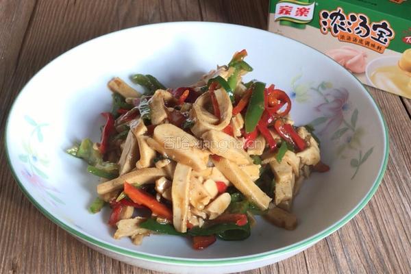 辣椒炒豆干的做法图解11