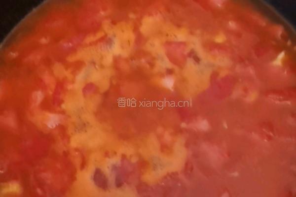 自制番茄豆腐面的做法图解2