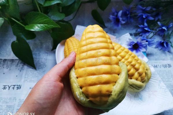 彩蔬玉米馒头的做法图解13