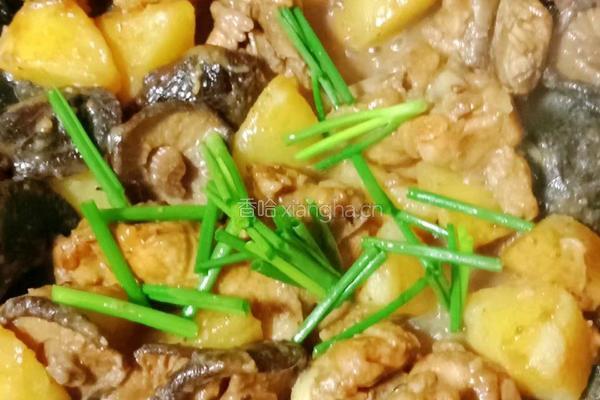 香菇土豆烧鸡腿的做法图解14