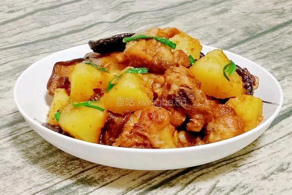 香菇土豆烧鸡腿的做法图解15