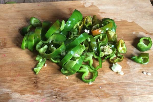 青番茄炒肉的做法图解6