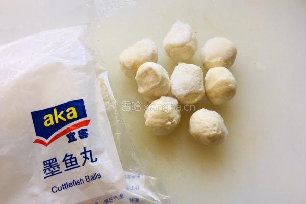 墨鱼丸海菜汤的做法图解1