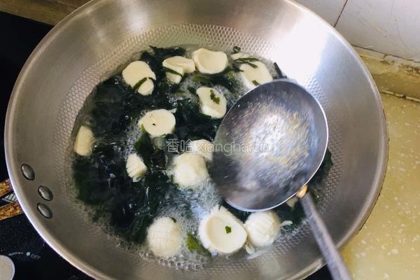 墨鱼丸海菜汤的做法图解7