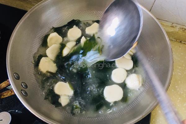 墨鱼丸海菜汤的做法图解8