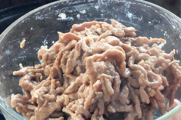 空心菜梗炒肉丝的做法图解9