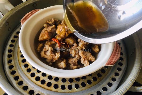 碗蒸过油鸭的做法图解4