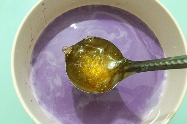 紫薯布丁的做法图解9
