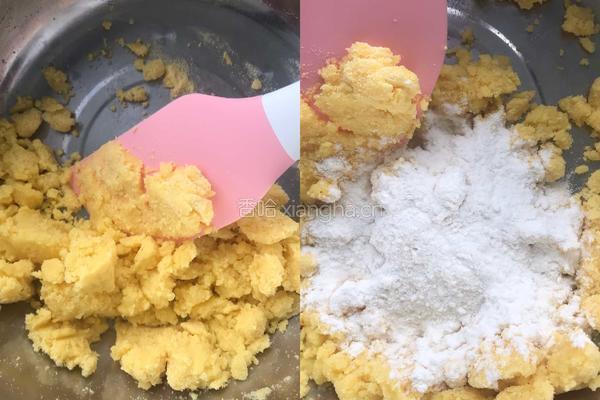 香蕉玉米饼的做法图解3
