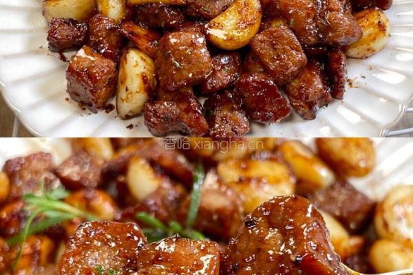 好吃到舔盘的蒜香黑椒牛肉粒的做法图解3