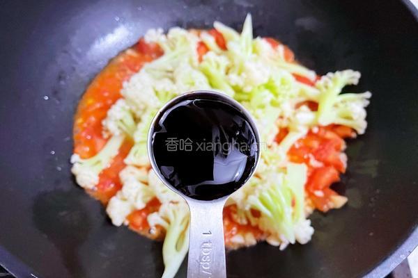 番茄菜花的做法图解8