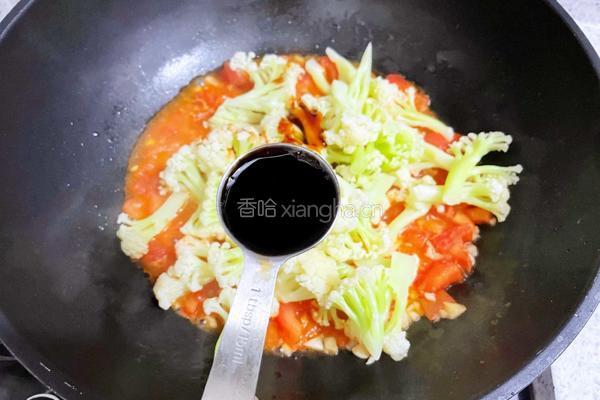 番茄菜花的做法图解9