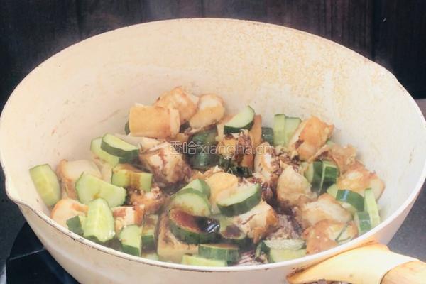 黄瓜烧豆腐的做法图解9