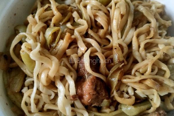 排骨豆角焖面的做法图解10