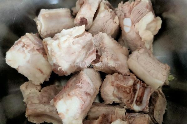 排骨豆角焖面的做法图解2