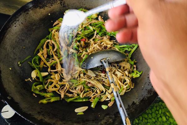 青椒豆皮炒肉丝的做法图解9