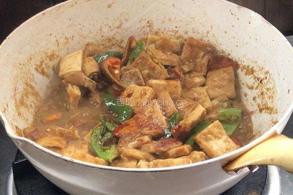 青番茄酱烧豆干的做法图解11