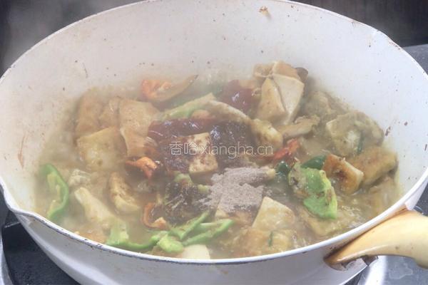 青番茄酱烧豆干的做法图解10