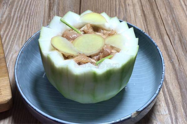 鸡肉冬瓜盅的做法图解7