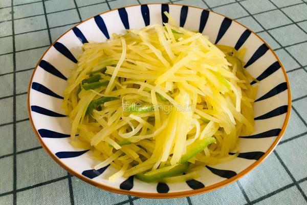 青椒土豆丝的做法图解9