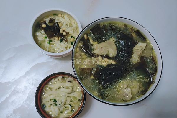 海带黄豆猪蹄汤～儿童餐的做法图解5