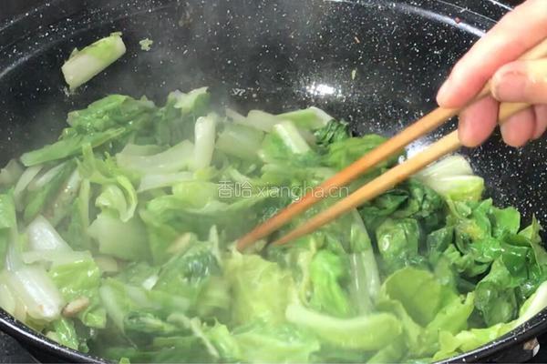 瓜子仁炝白菜的做法图解7