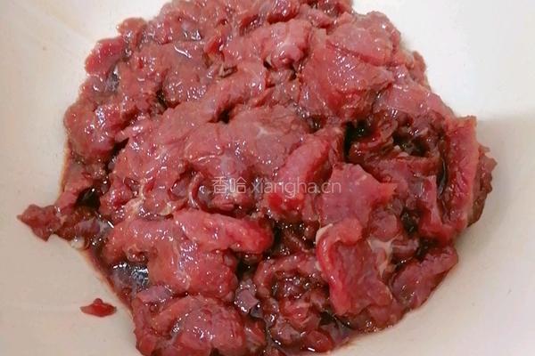 小炒牛肉的做法图解2
