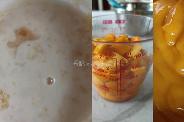 不用烤箱的芒果慕斯甜品的做法图解3