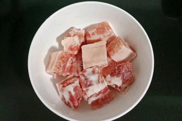 排骨蒸山药的做法图解3