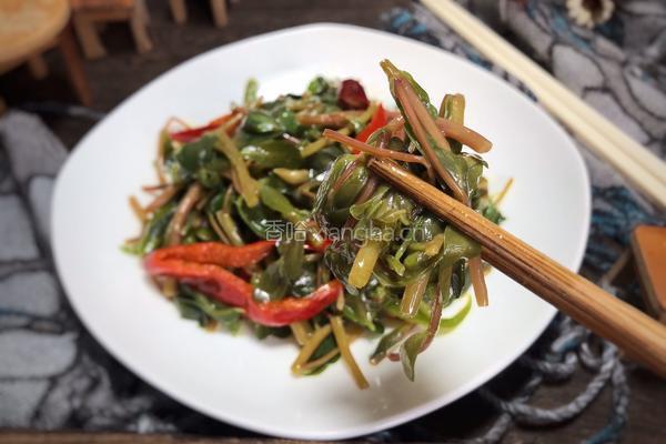 辣炒马齿苋的做法图解11