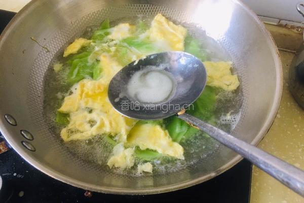 青笋煎蛋汤的做法图解5