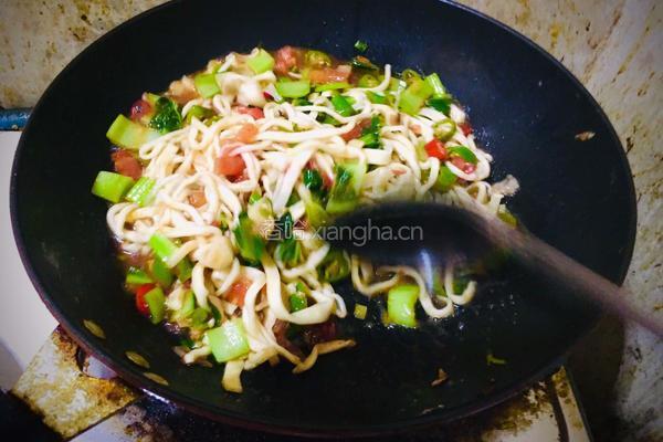 家常炒面的做法图解11