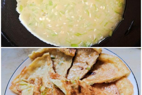 尖椒鸡蛋饼的做法图解3