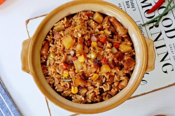 五花肉焖饭的做法图解19